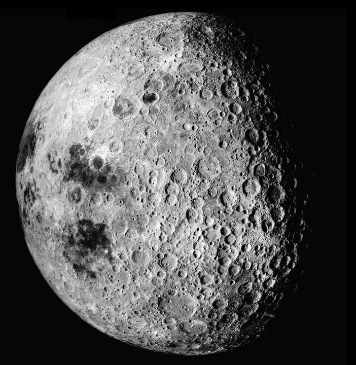 27 The Lunar Farside The far side of the Moon is completely