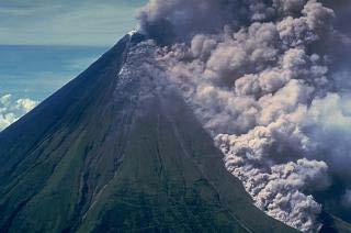 Pyroclastic flow deposits Mayon,