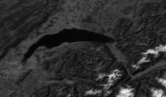 as a quality measure. Figures 11(a) and 11(b) show the Lac Léman area of a 1Gpix and 10Mpix image, respectively.