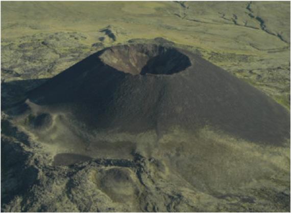 Pyroclastic Cones Also called a cinder cone Formed from built up pyroclastic material that doesn t get ejected