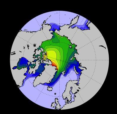 Initialization Full knowledge of the system at time t: from observations? Concentration/Extent: satellite since 1979 (NSIDC, CERSAT) Sea ice thickness: sparse in-situ data, reliable (?) satellite obs.