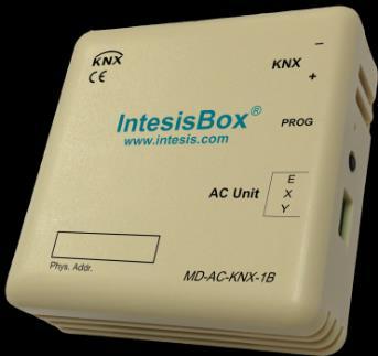 IntesisBx KNX - Haier A.C. (VRF line) 1 Presentatin HA-AC-KNX-8/16/64 allws a cmplete and natural integratin f Haier air cnditiners with KNX cntrl systems.