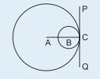 From an external point from which the tangents are drawn to the circle with centre O, then