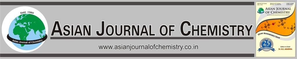 Asian Journal of Chemistry; Vol. 25, No. 8 (3)