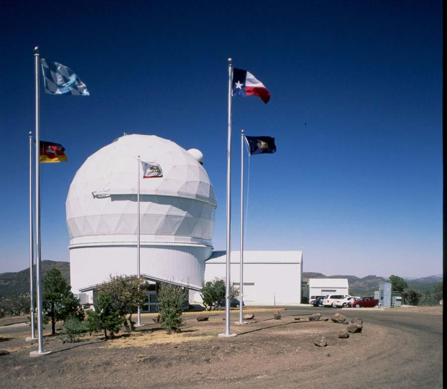 The Hobby-Eberly Telescope (HET) SALT will be the southern twin of the HET. The HET is a consortium of universities in the US (Texas, Penn State & Stanford) and Germany (Göttingen and München).