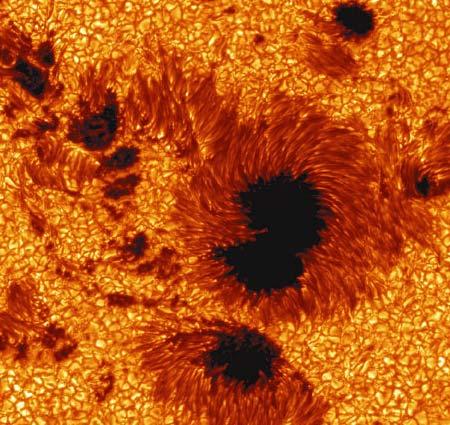 Solar activity is like weather Sunspots