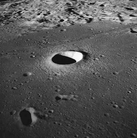 Impact craters are a dominant surface