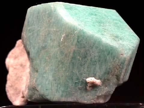 Tektosilicate Minerals (Orthoclase Group) Microcline (Amazonite) [KAlSi 3 ] Crystal: Triclinic Pt. Group: 1 Habit: prismatic, blocky SG: 2.