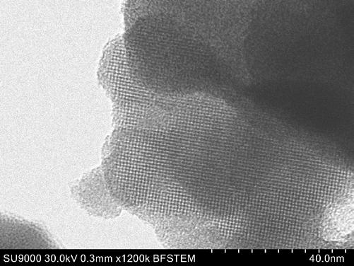 Fig.3 BF-STEM images of ZSM-5 zeolite 4.