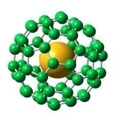fullerenes with gas or metal ions C 2 units