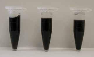 Dye-encapsulated CNTTs in different solvents Water