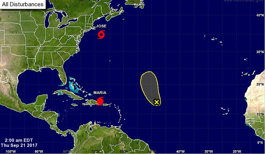 Tropical Outlook Atlantic Disturbance 1 (as of 2:00 a.m.