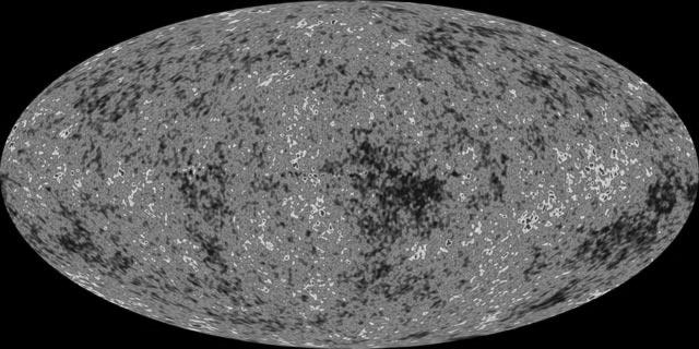 The Cosmic Microwave Background Mapping the CMB sky Cosmic Background Explorer satellite (COBE) launched 1989 All sky temperature map Expanded temp scale TINY temperature & density