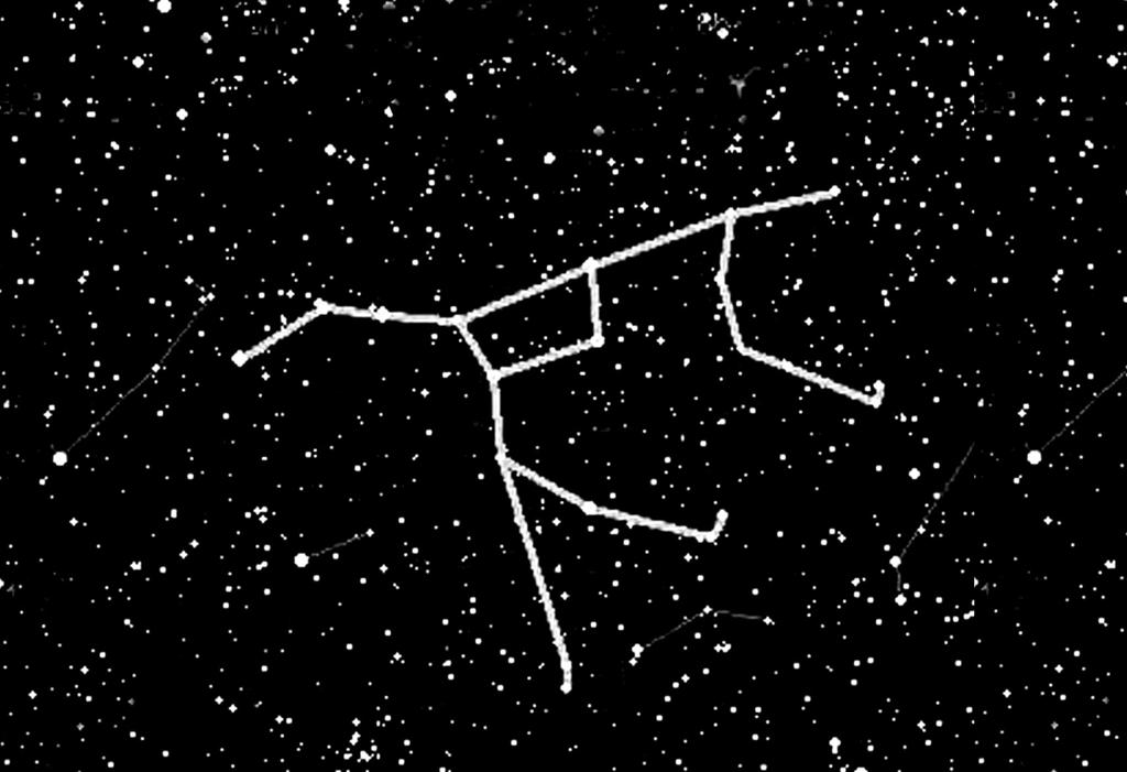 A constellation is an imagined pattern of stars. Most constellations are described as looking like objects or living things.