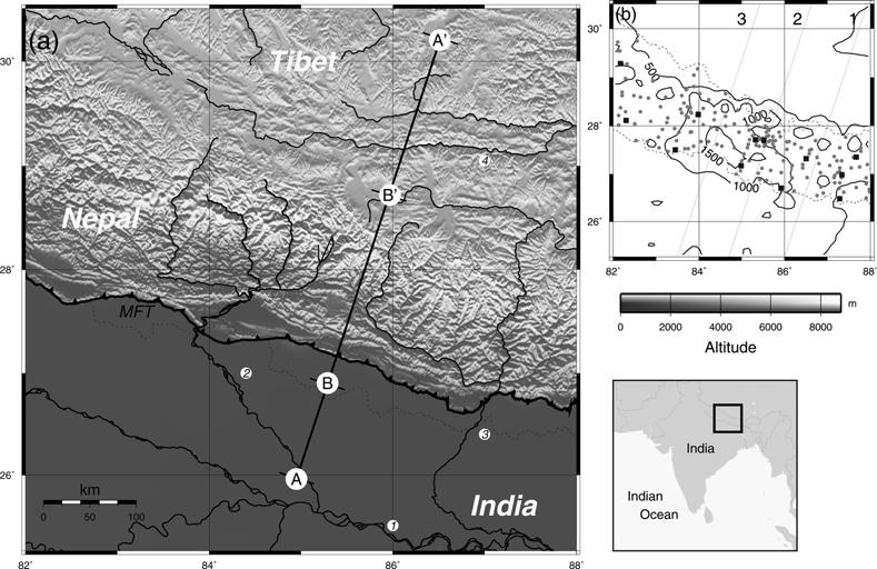 3 V. GODARD ET AL. model which closely mimics the main features of the Himalayan Tibetan system.