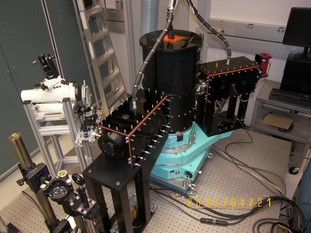 NIST VUV to IR Refractometry System Features All reflective optics + purged housing Spectral range: 120 nm to 14 µm