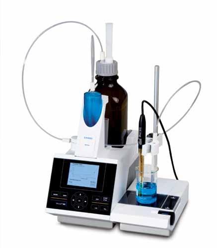 calibration and measurements (TitroLine 7000).