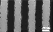 SiO 2 in C x F y Plasma SEM Top View Oxide etch in CF