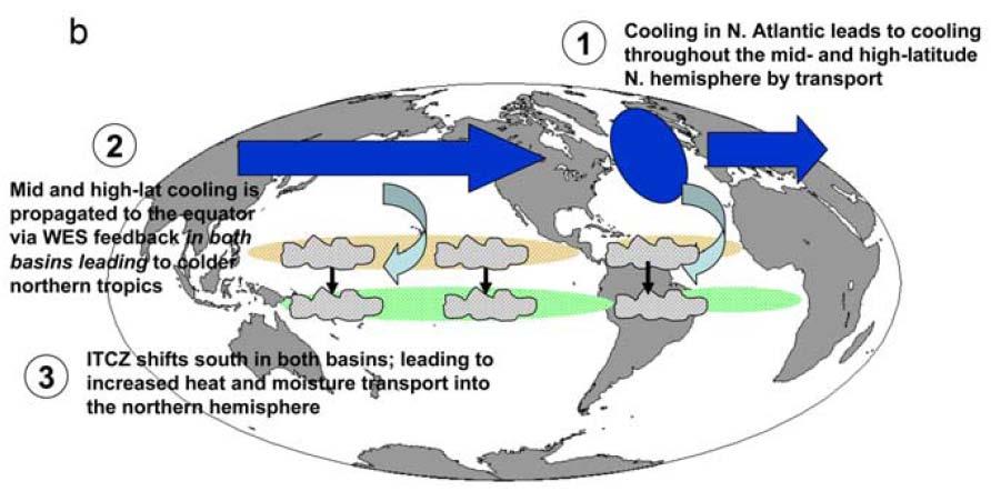 NH Cooling: Strengthens NH Hadley cell & Shifts