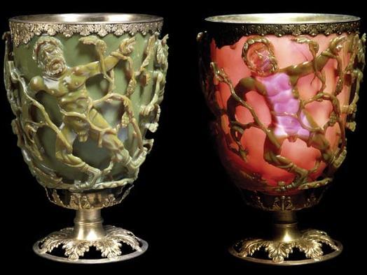 The Lycurgus cup (British Museum.