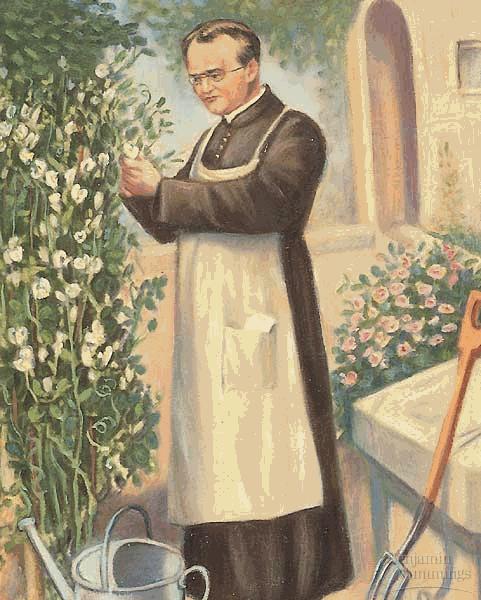Gregor Johann Mendel GENETICS =THE STUDY OF HEREDITY AND HOW TRAITS GET PASSED ALONG TO OFFSPRING FROM PARENTS.