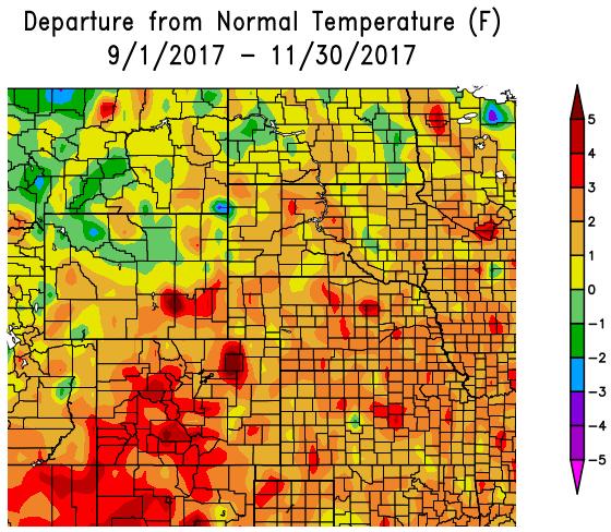 Typically when soil moisture conditions are wet or greater than normal, rainfall and snowmelt runoff is greater than when soil moisture is dry or less than normal.