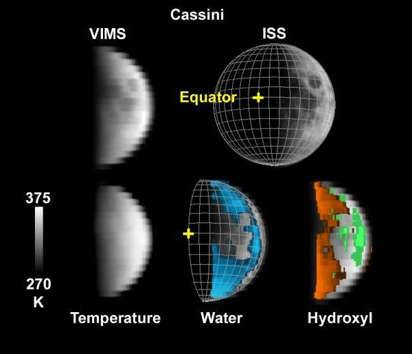 recent sources LRO CASSINI Chandrayaan M3 LCROSS LRO LEND: solid water