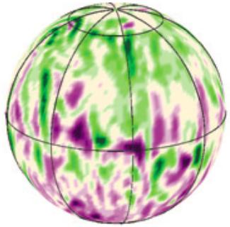 Earth-like magnetic field in numerical models Global