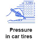 27.2 Calculate pressure A car tire is at a