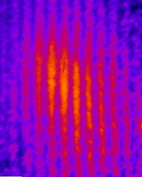 Spatial coherence of the XUV beam Interference pattern at l = 60.