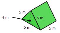 Q13) What is the volume of this prism? If D is (30, a), what is the value of a?