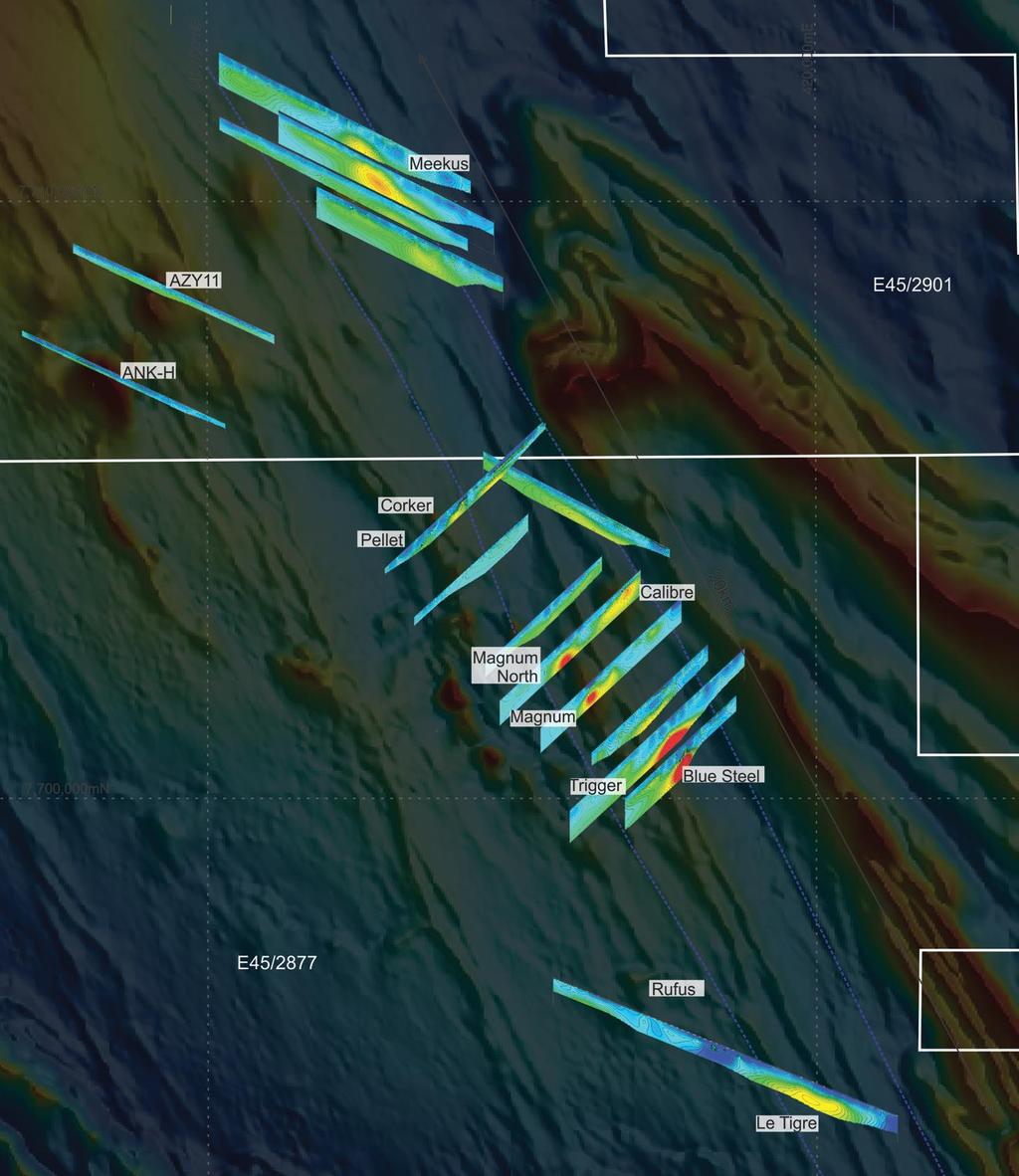 RC drilling programme to follow-up targets identified in Phase 1, including the existing high priority Sundance target.