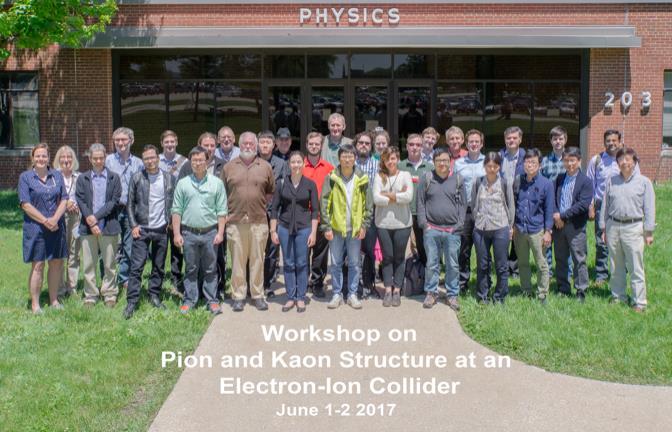 Working towards a meson structure measurement at EIC First workshop on pion and kaon structure at EIC June, 2017 at Argonne. We are planning a follow-up.