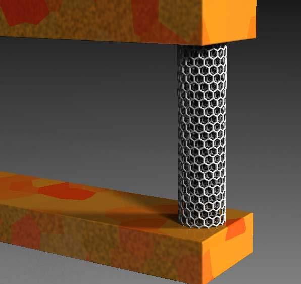 Nanotube Via Array of
