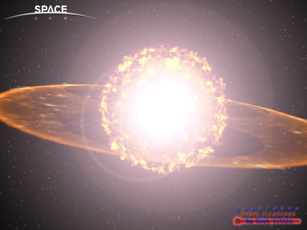 Death of High Mass Supergiant - Iron core collapses - cannot form White