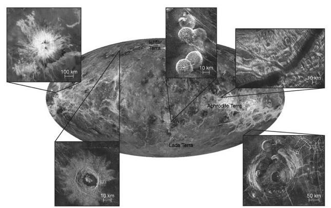 seas? Geology of Venus Radar