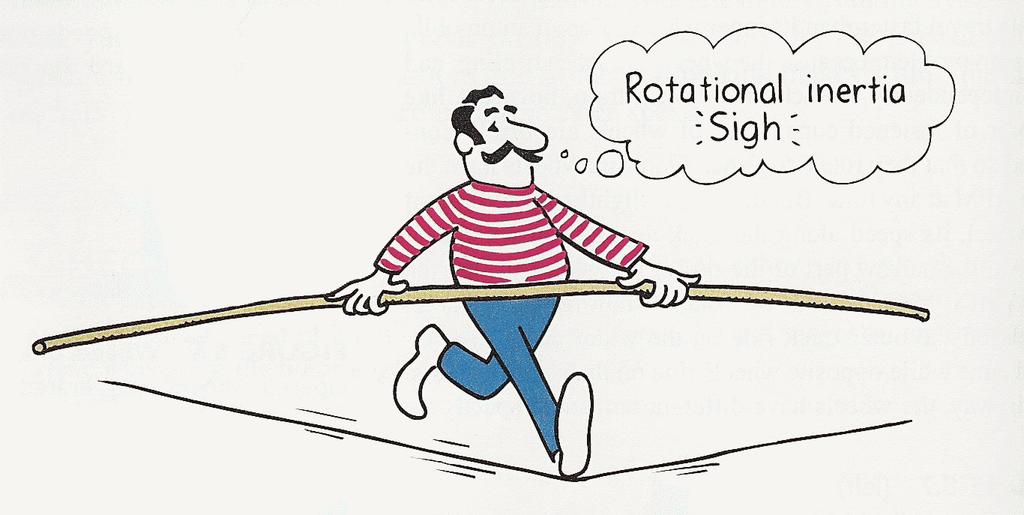 Rotational Inertia The resistance of an object to rotate.