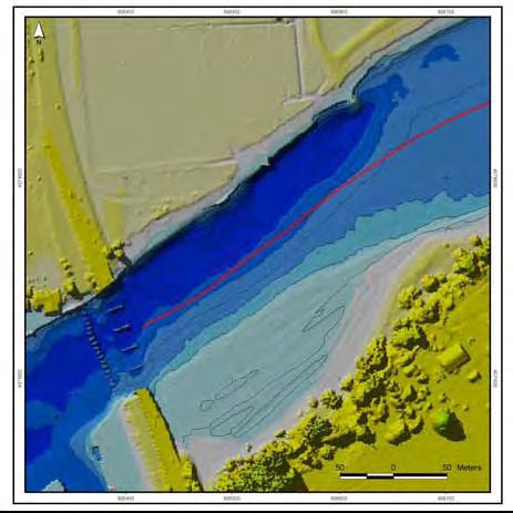 Bathymetry of Main Channel and