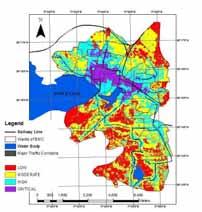 Land surface may be soil, buildings, tree canopy, shrubs etc. LST can be determined using thermal imagery generated by remote sensing sensors.