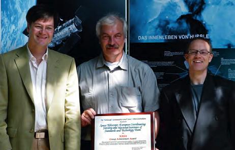 The former Instrument Advanced Calibration Group was selected by NASA to receive the Group Achievement Award for its work on high fidelity calibration Instrument models based on the physics of the