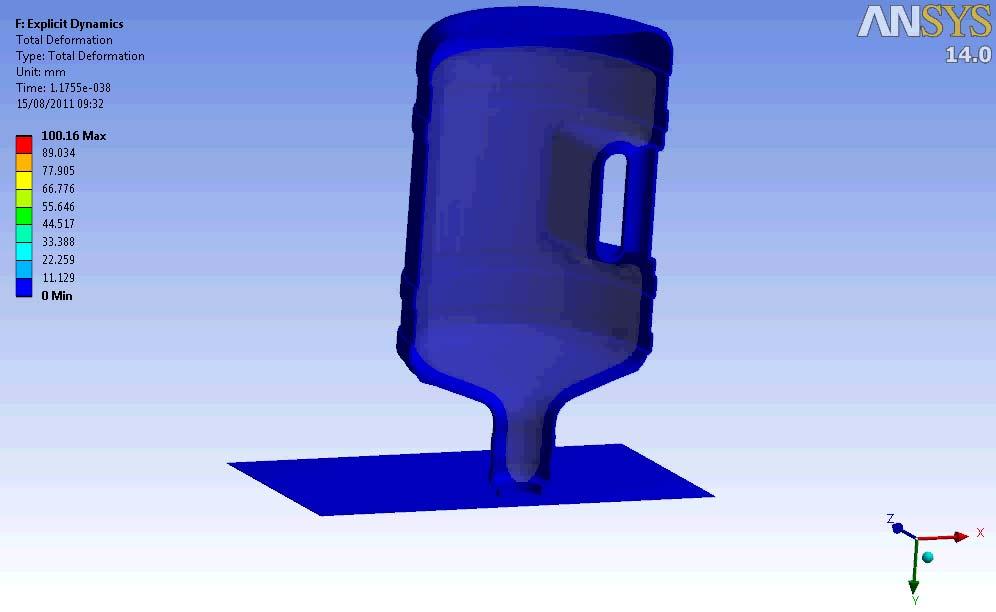 Discrete Thickness Shell Example Complete Virtual Prototyping in ANSYS Workbench Simulate blow molding or thermal