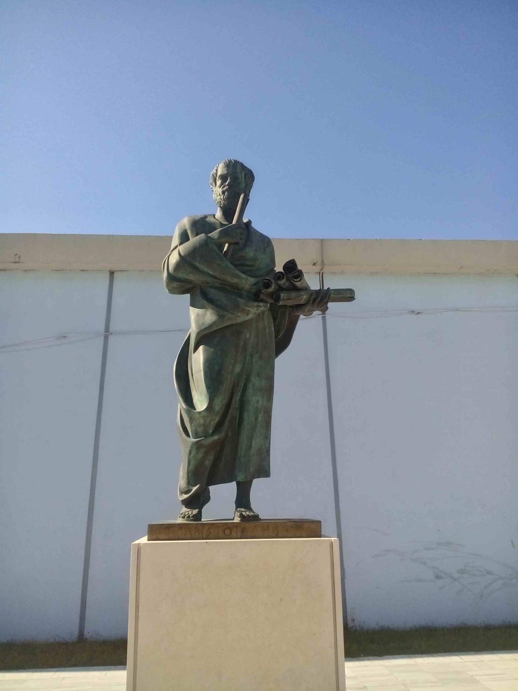Statue of Aristotle at the