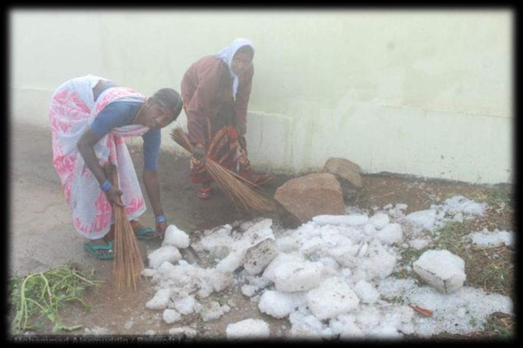 Northern India/Bangladesh Home to the largest hailstones in the world (2.
