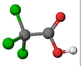 76 Acetic acid Trichloroacetic acid K a = 1.8 x 10-5 K a = 0.