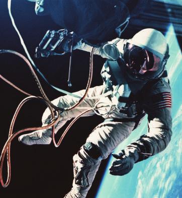What is a space walk? When an astronaut goes outside a spaceship to work in space, that is a space walk.