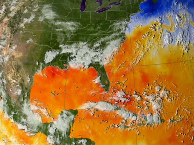Hurricane Katrina--Average tropical cyclone intensity (maximum wind speed