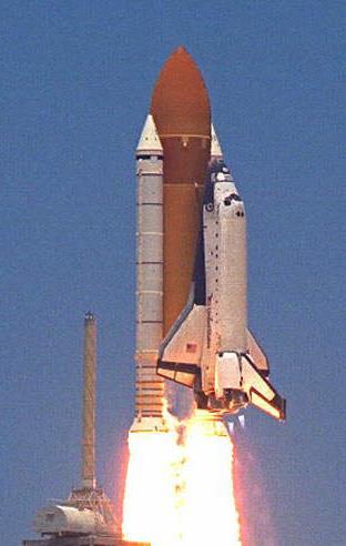 Rule for Action Reaction Action: Space shuttle