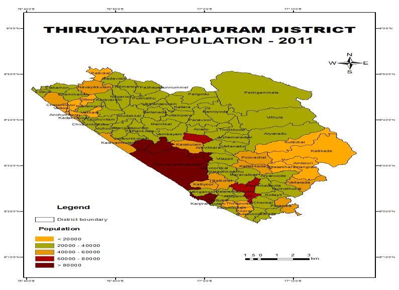 Growth rate Changing Socio-Economic Profile of Thiruvananthapuram District, Kerala Fig. 3 3.