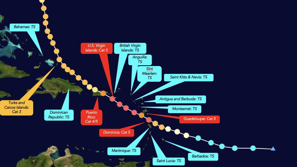 2017 Hurricane Maria impacted 16