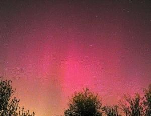 Aurora occur when solar winds blow past Earth and interact with